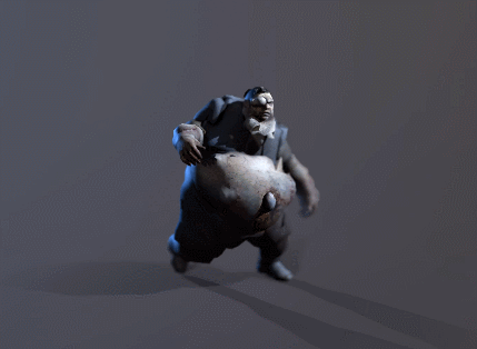 求生之路-Boomer丧尸 走路动作模型