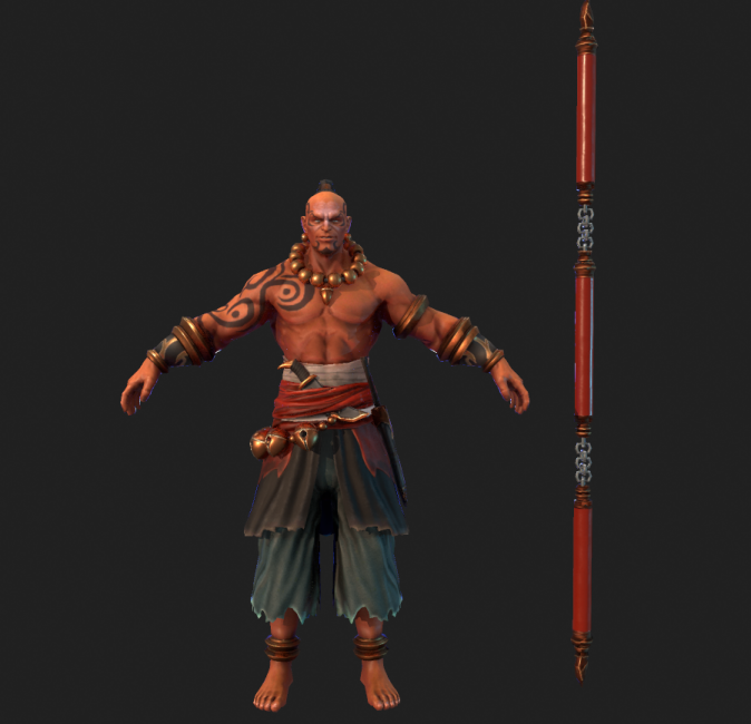 精品韩次世代网游三国blade无双人物角色3d模型免费下载