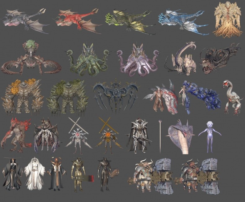 WARS OF PRASIA普拉西亚战记全套魔幻武器怪物角色动作模型