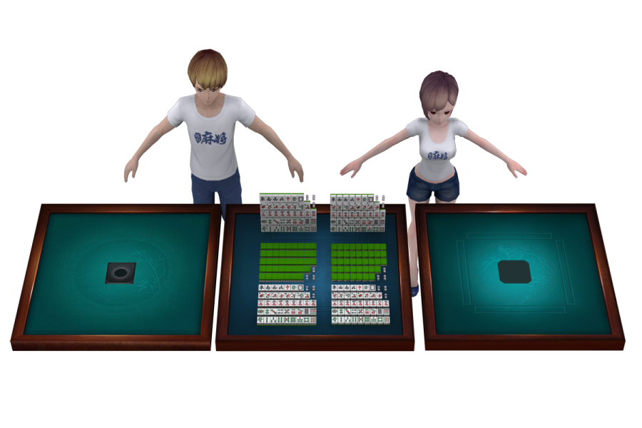 欢乐麻将3D游戏模型素材