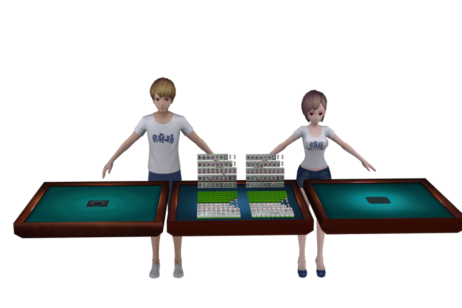 欢乐麻将3D游戏模型素材