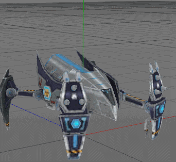 游戏动画素材 c4d机甲高达人物模型 科幻角色fbx绑定带动作3d动画