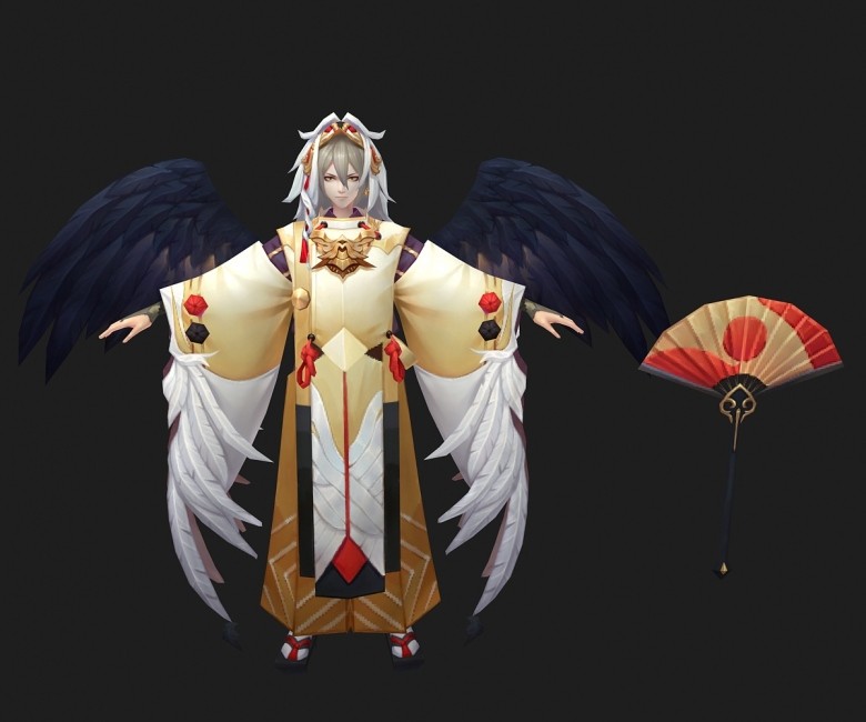 一套神魔游戏角色怪物模型下载