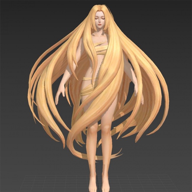 日韩游戏模型素材 守望无尽战区 未来科幻角色3dmax人物合集 有绑定动画