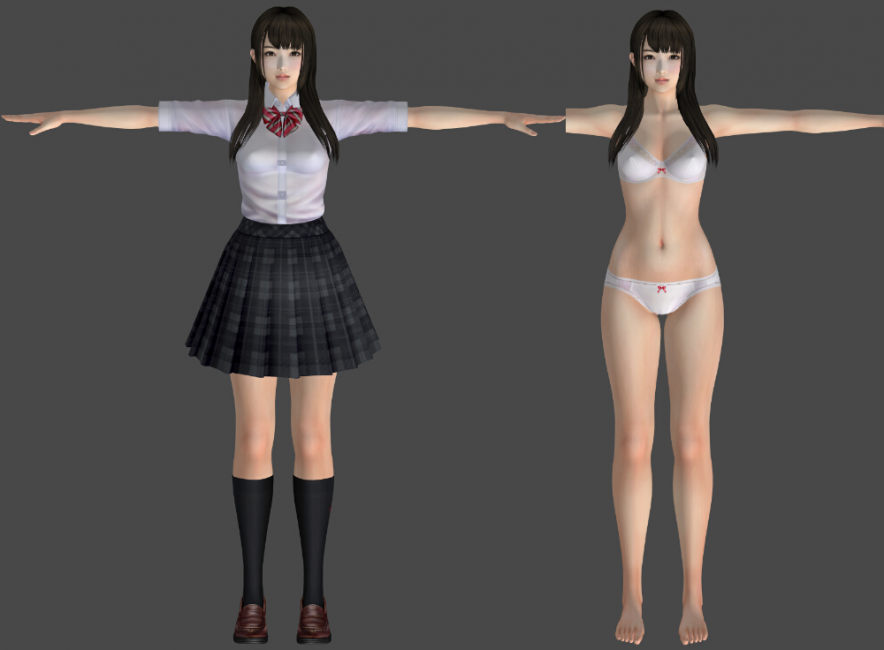 Kana写实美女绑定