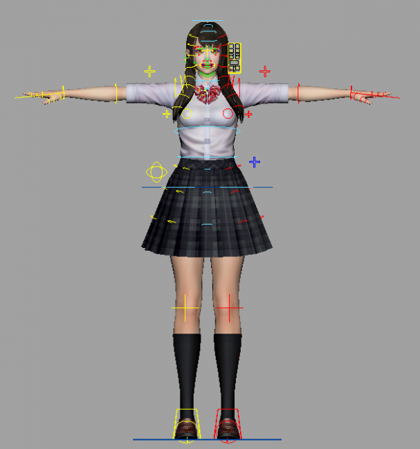 Kana写实美女绑定