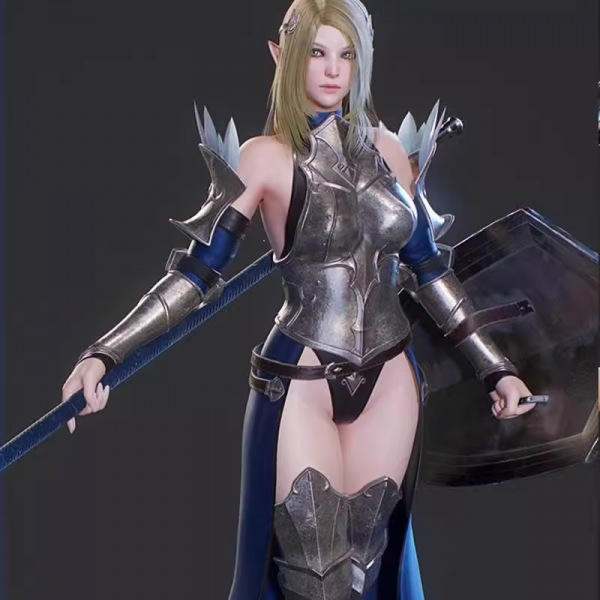 3D美女人物cg模型 次世代女性角色模型素材
