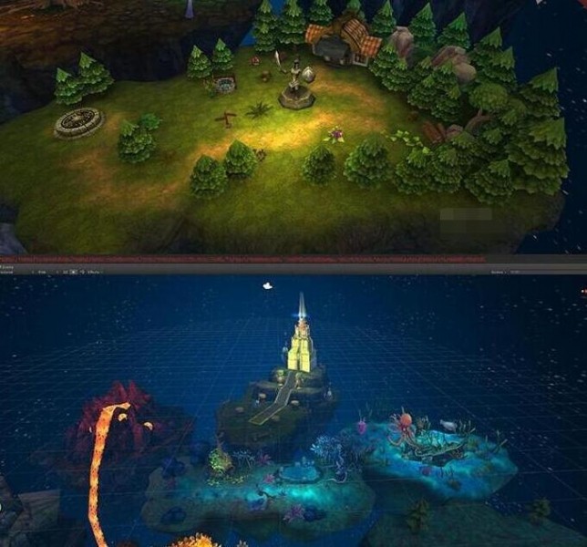  40多个Q版暗黑风格unity3D精品场景模型包