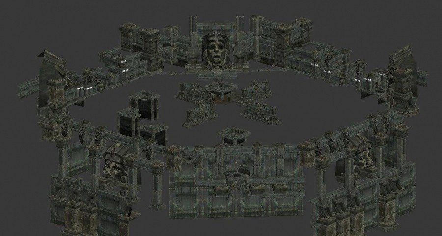 暗黑破坏神3 全套3D场景模型
