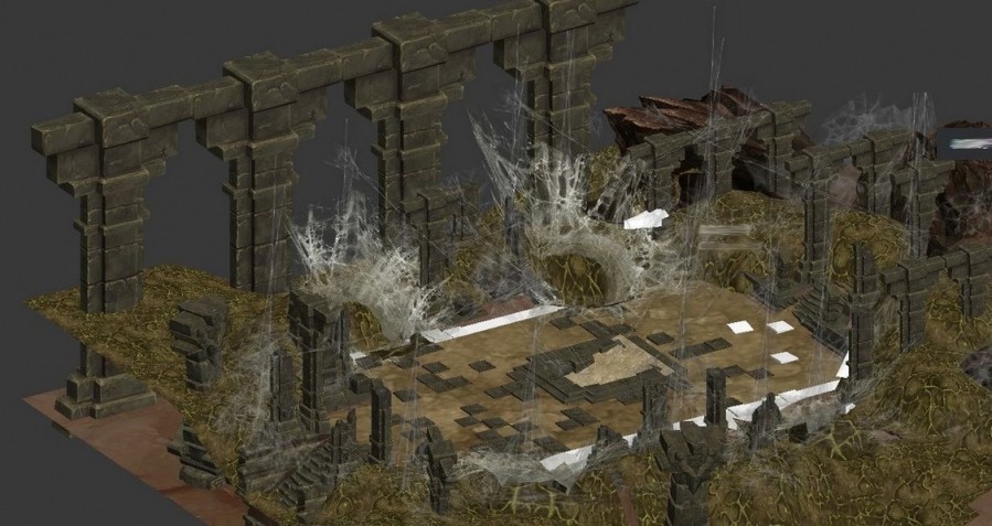 暗黑破坏神3 全套3D场景模型