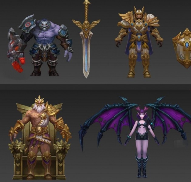 全网最新【王者荣耀】海外版CG模型