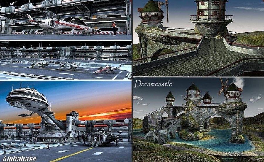 DAZ3D-Poser模型库 3D科幻场景和器械模型