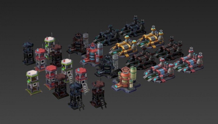 超级武器红警 红色警戒3DMAX格式低模