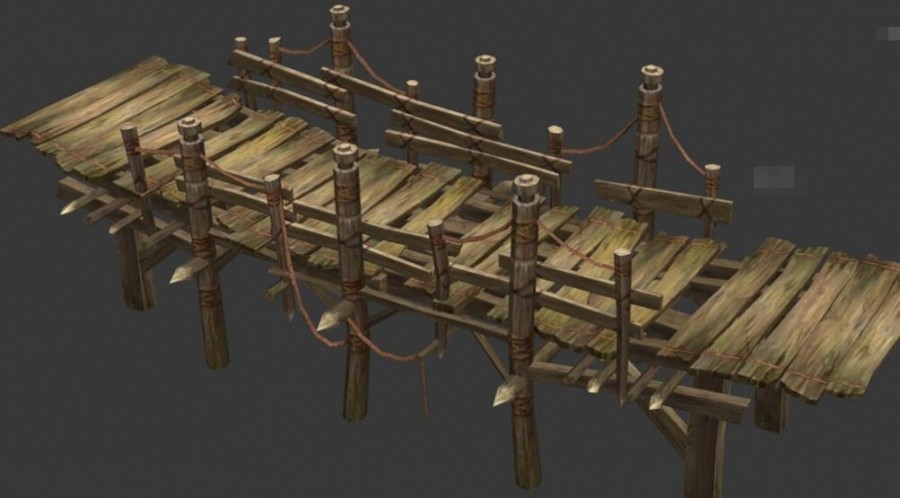 【无间地狱】精品场景3D模型资源 3dmax山石建筑模型