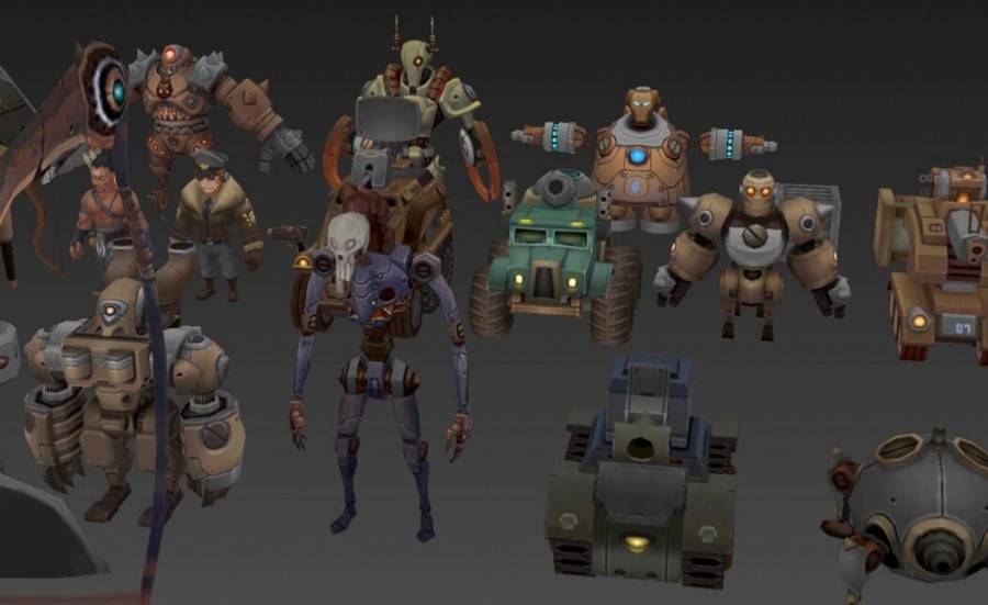 战争类手游角色3D模型合集
