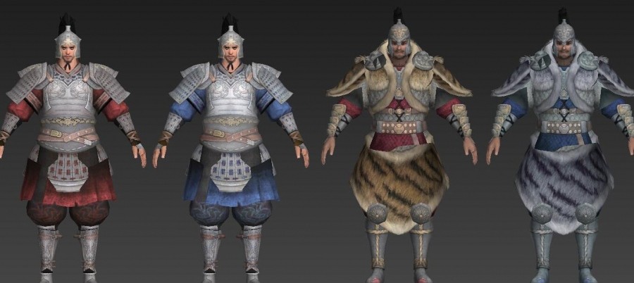 【刀锋铁骑DFTJ】最新全套70多个武将 战马 场景 兵器3D模型