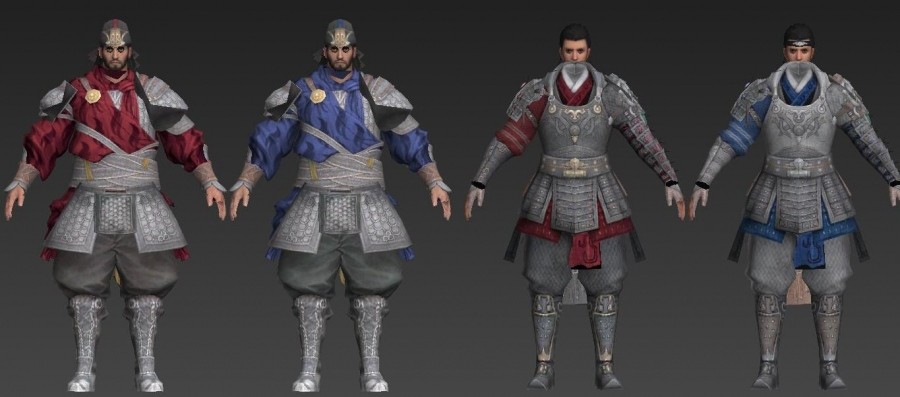 【刀锋铁骑DFTJ】最新全套70多个武将 战马 场景 兵器3D模型