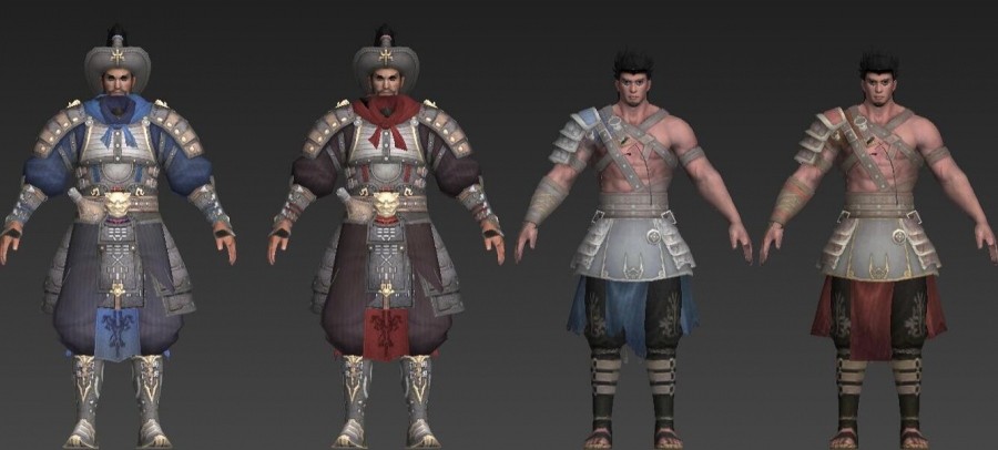 【刀锋铁骑DFTJ】最新全套70多个武将 战马 场景 兵器3D模型