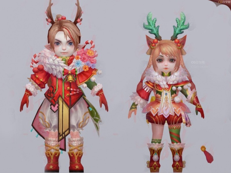 【诛仙3】全套游戏角色3D模型