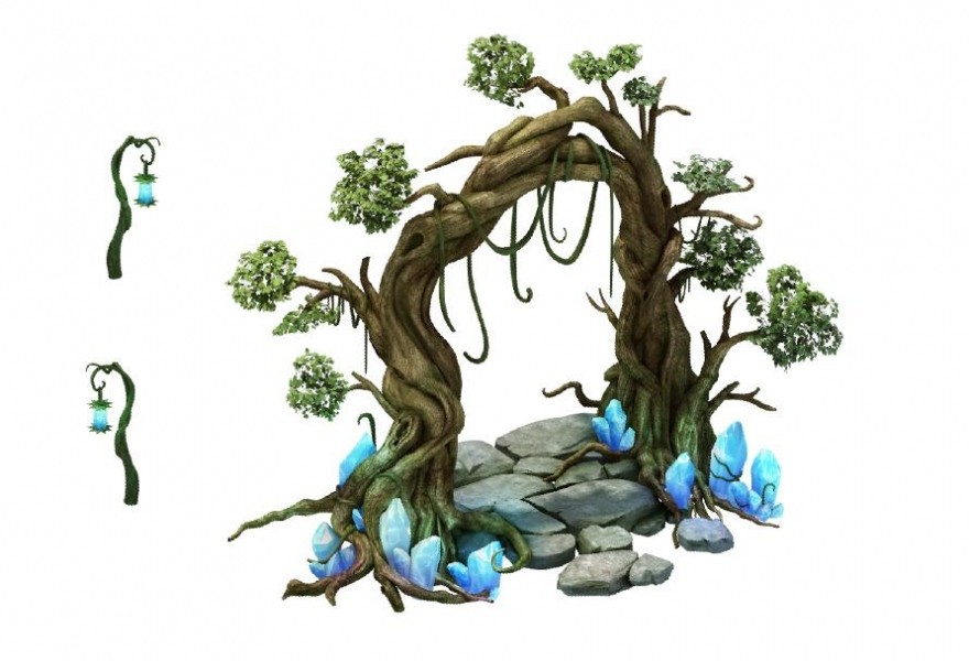 全套欧洲中世纪游戏场景建筑3D模型