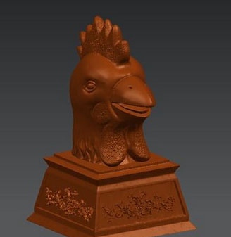 十二生肖 铜像3D打印高模 STL格式