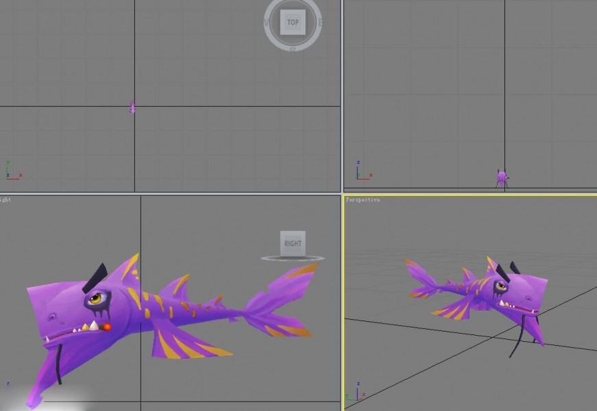 一套扑鱼游戏3D模型下载