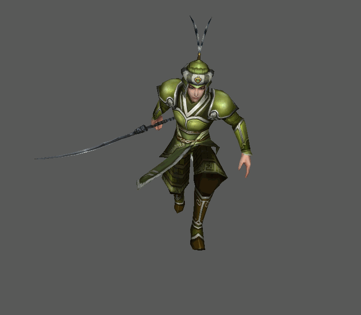 一套武侠风格游戏角色场景模型