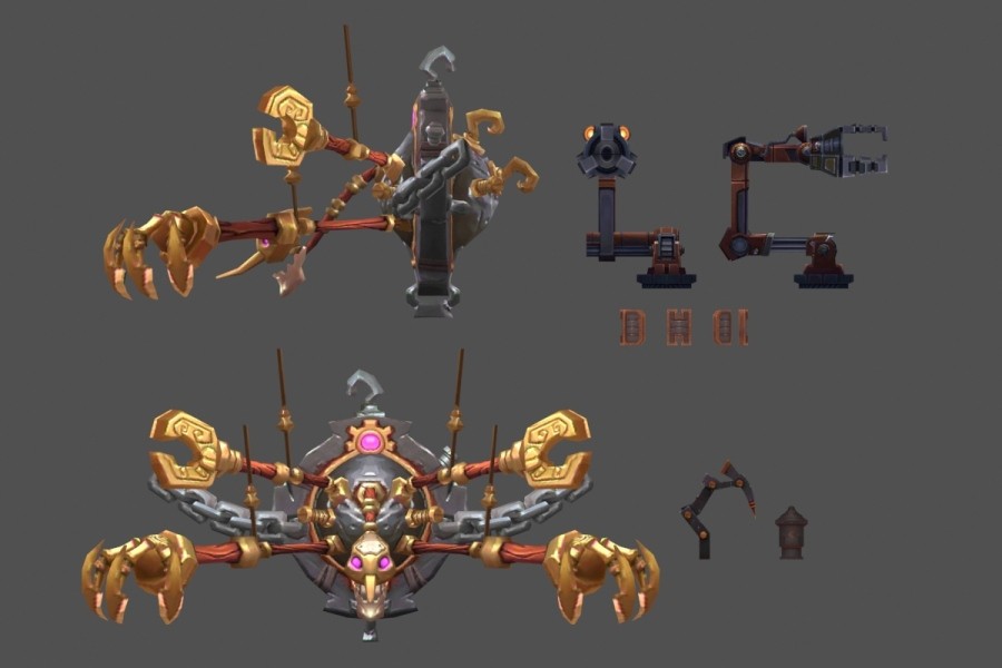 欧美魔幻风格游戏模型合集