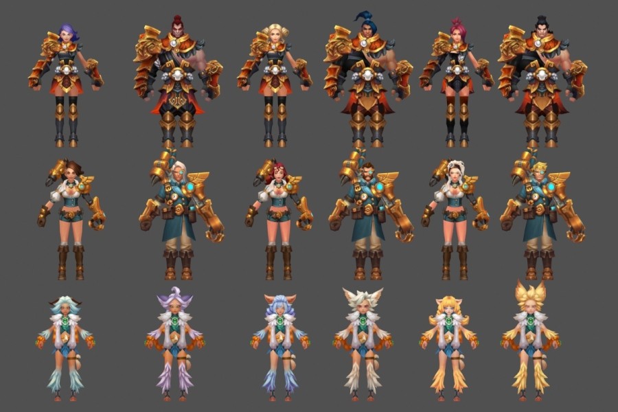 欧美魔幻风格游戏模型合集