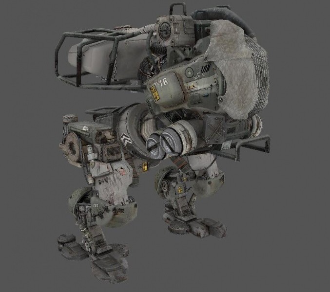 【机甲世界】概念机甲 武器3D模型合集