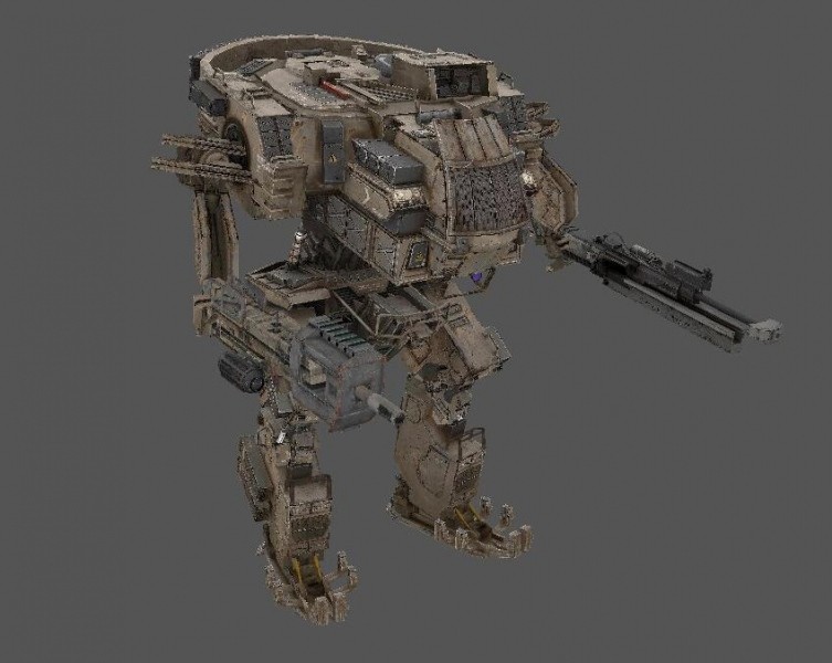 【机甲世界】概念机甲 武器3D模型合集