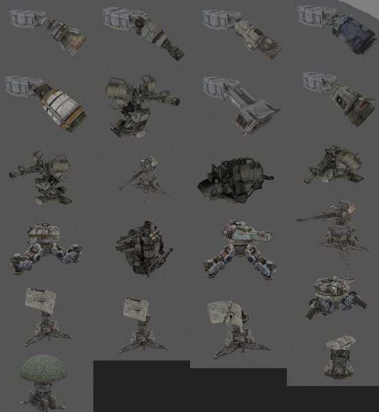 【机甲世界】概念机甲 武器3D模型合集