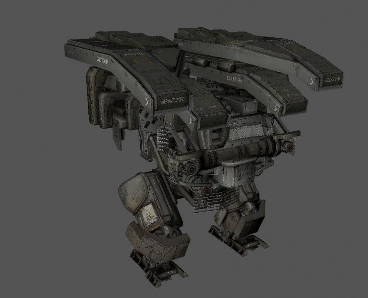 【机甲世界】概念机甲 武器3D模型合集