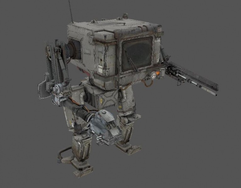 【机甲世界】概念机甲 武器3D模型合集