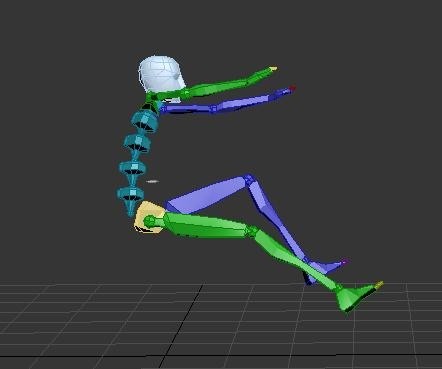 32帧pose 包括各种受击pose+击倒+站起pose