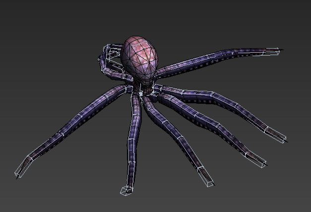 章鱼 八爪鱼3D模型加全套动作