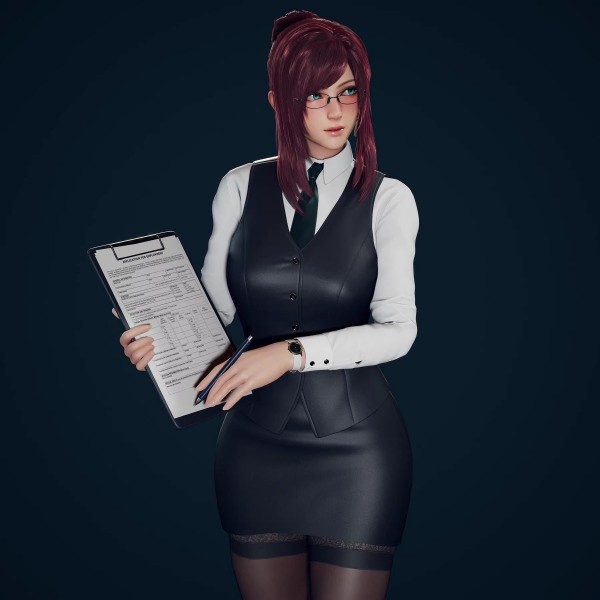 UE4虚幻5 女性白领人物角色模型Primrose Office Lady Game Ready