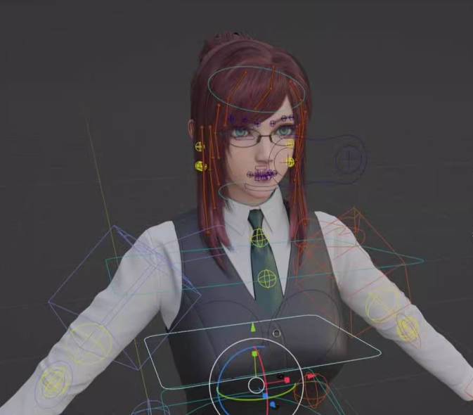 UE4虚幻5 女性白领人物角色模型Primrose Office Lady Game Ready