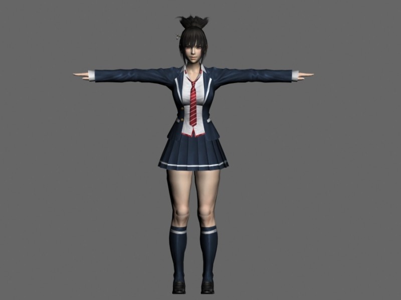 JK女孩模型下载