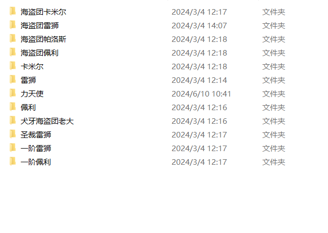 凹凸世界第四季全角色模型56个