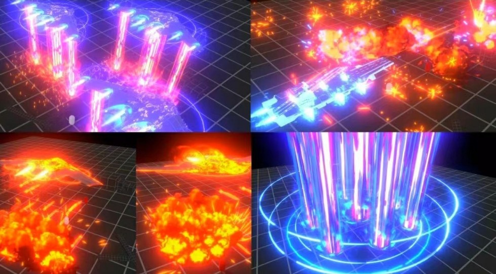 UNITY100个技能特效包