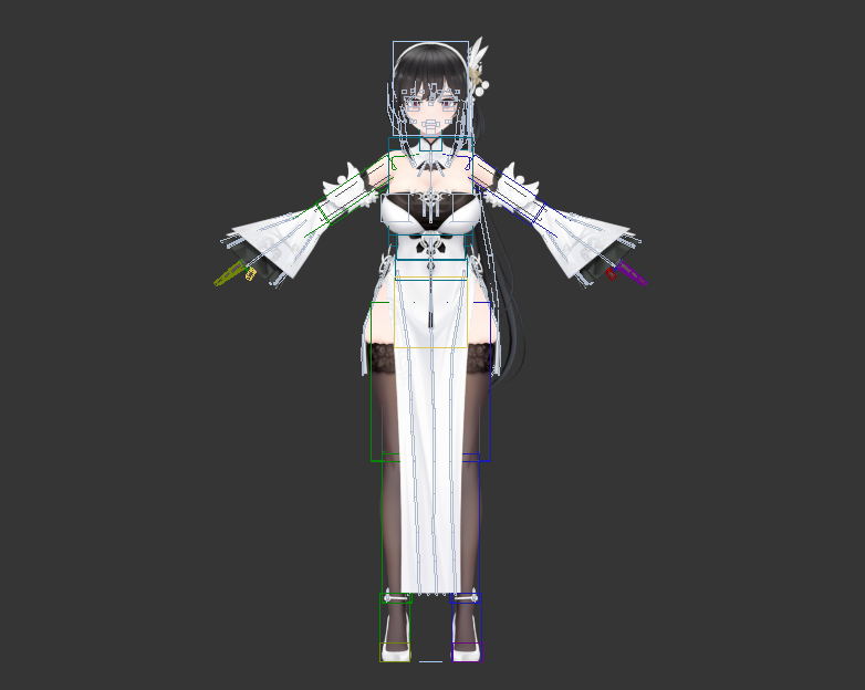 碧蓝航线镇海模型绑定