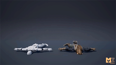UE4动画资产包 92套战士动画资源
