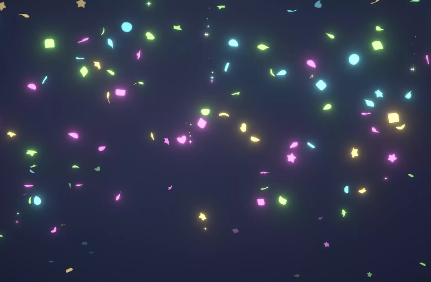 Super Confetti FX 1.11-unity缤纷五彩纸屑特效特效包