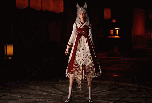 UE4虚幻5影视级国风奇幻仙侠场景古代人物可爱美女角色狐狸3D模型