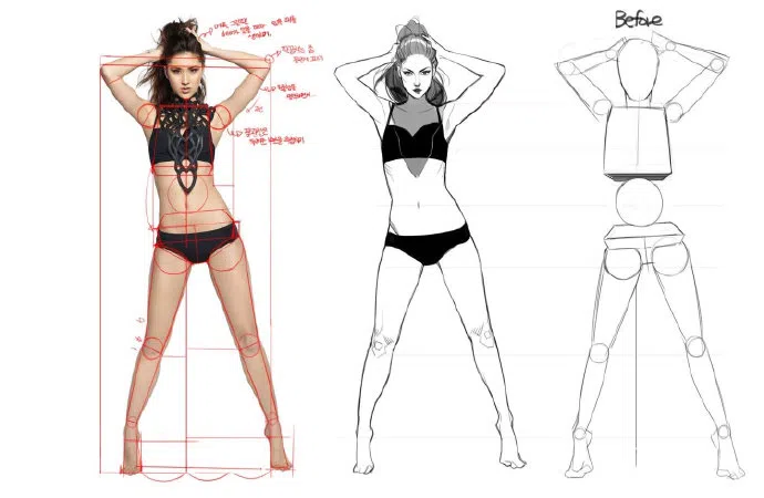 非常实用的人物动作体态POSE分析