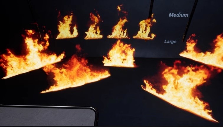 UE4虚幻5 Ultimate Fire Pack Vol 1. 终极火焰大火燃烧特效包