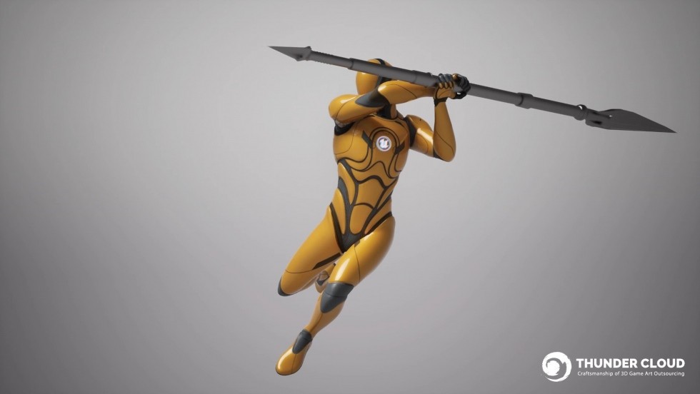 UE5.4虚幻5 Sword and Spear Animation 剑与矛游戏人物动画包