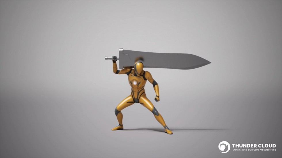 UE5.4虚幻5 Sword and Spear Animation 剑与矛游戏人物动画包