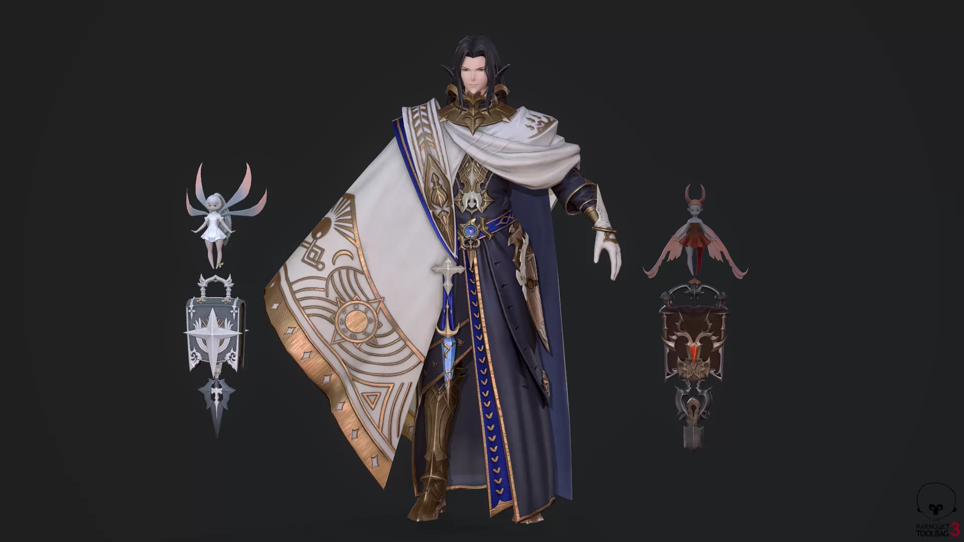 男召唤师模型